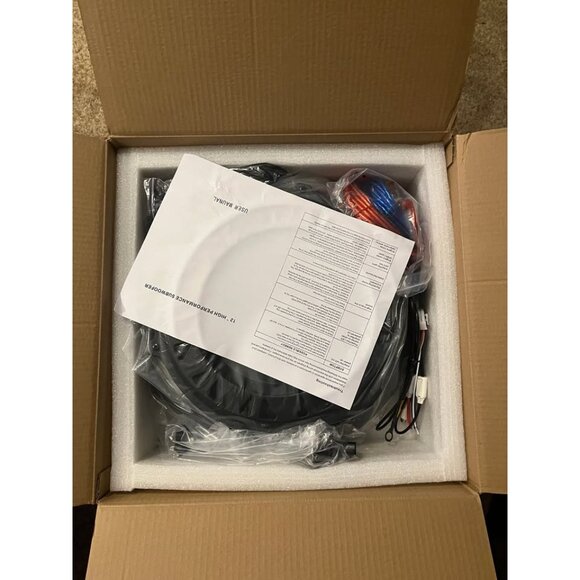 Junsun 800W 12" Car Subwoofer with Spare Tire Anti-Theft Design, Deep Bass, - Picture 2 of 9